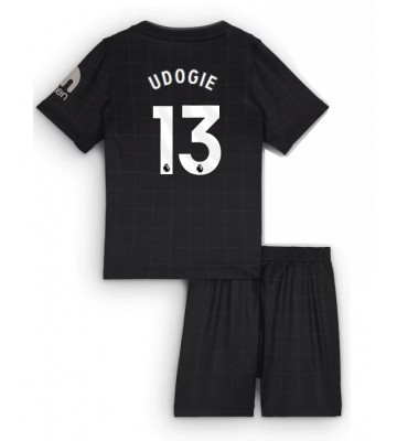Tottenham Hotspur Destiny Udogie #13 Seconda Maglia Bambino 2025-26 Manica Corta (+ Pantaloni corti)